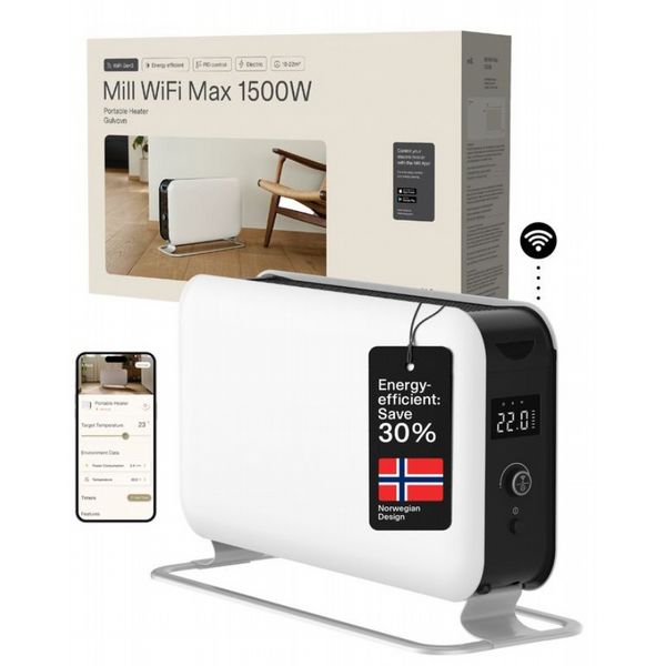 Mill WiFi Max Portable Heater 1500W