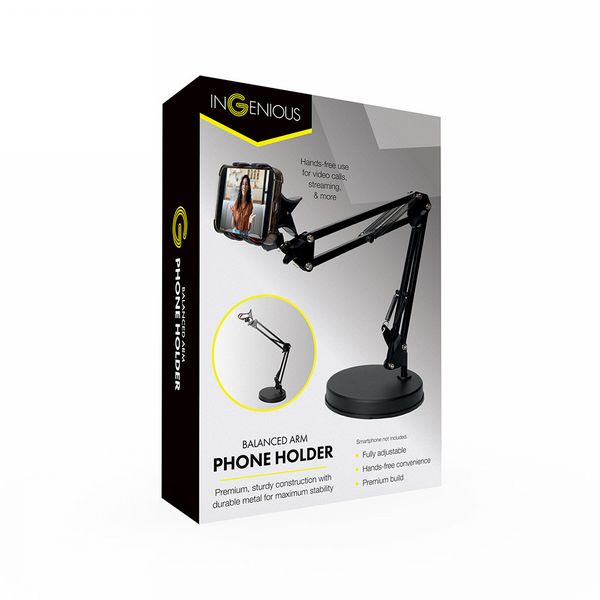 Balanced Arm phone holder