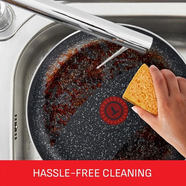 Tefal Origins Stone 5 Piece Non-Stick Pots & Pan Set (16/18)