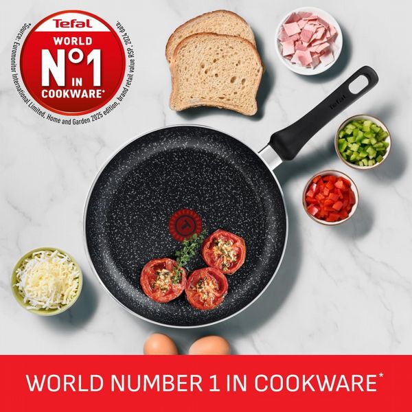 Tefal Origins Stone 5 Piece Non-Stick Pots & Pan Set (16/18)