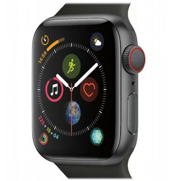 Refurbished Apple Watch Series 5 40mm Space Grey Aluminum case, Black Sport Strap, GPS. LIKE NEW