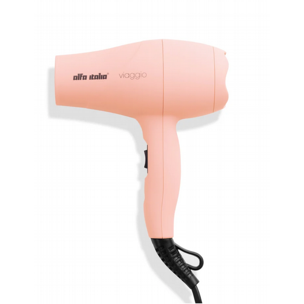 Alfa Italia Viaggio Hair Dryer & Straightener Travel Set APRICOT CRUSH