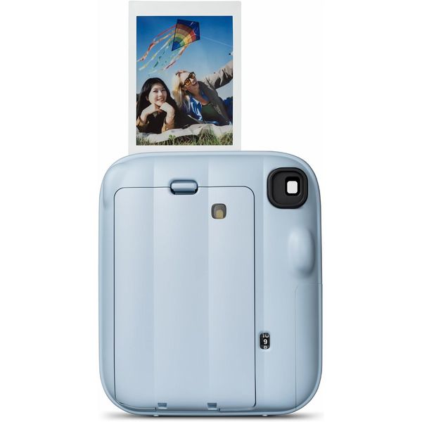 Fujifilm Instax Mini 13 Frost Blue Instant Camera + 20-Pack Film Bundle (Glossy & Black Edge)