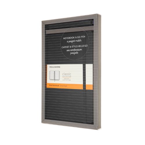 Moleskine - BUNDLE LARGE VERTICAL + GO PEN BLACK