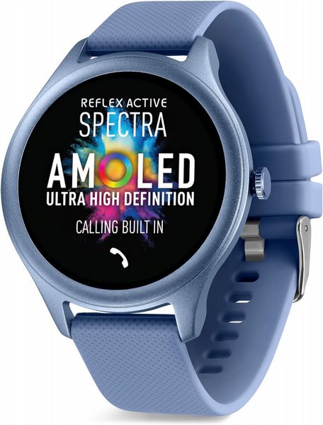 Reflex Active Spectra Amoled Calling Smart Blue Strap Watch