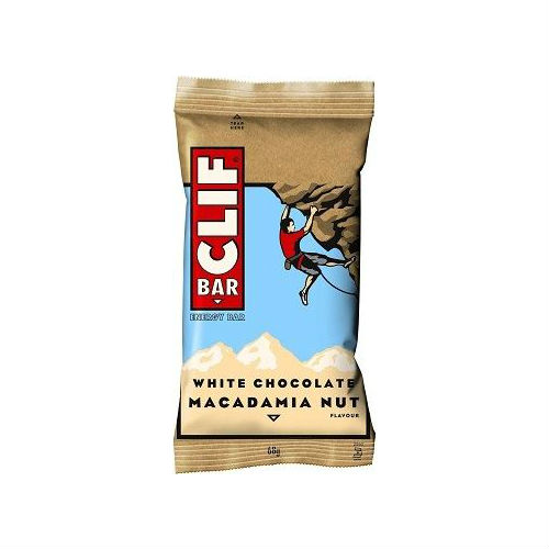  Clif - Clif Bar 68g - White Choc Macadamia - Box of 12 Bars - vegetarian...